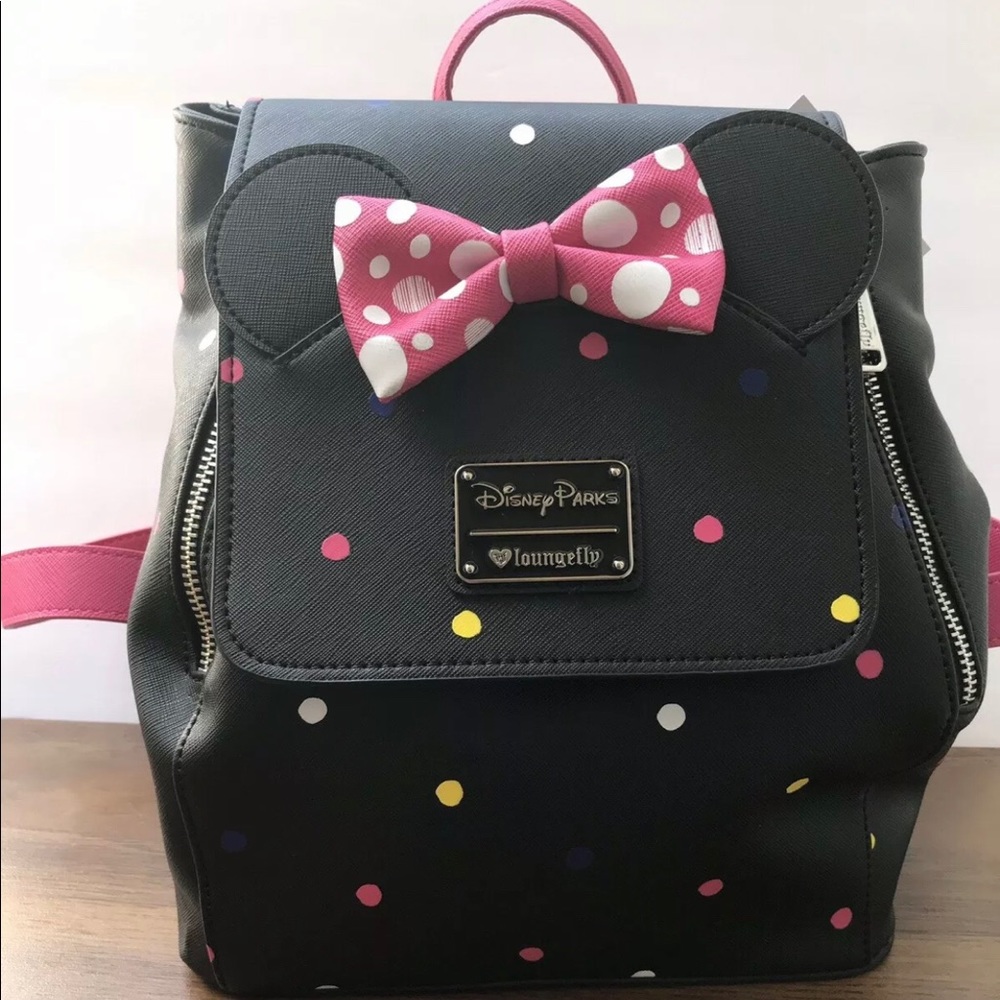 Loungefly Disney Parks Minnie Mouse mini backpack